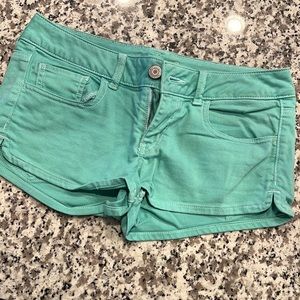 Teal American Eagle Shorts